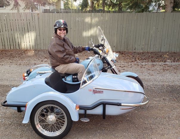 The owner Warren on his bike